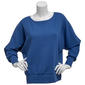 Womens C''est La Vie Long Dolman Sleeve Solid Banded Sweater - image 1