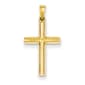 Gold Classics(tm) 14kt. Gold Hollow Cross Pendant - image 1