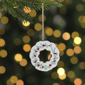 Northlight White Frosted Donut Christmas Ornament - image 1
