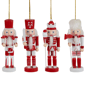 Northlight 4ct. Nutcracker Soldiers Wooden Christmas Ornaments - image 2