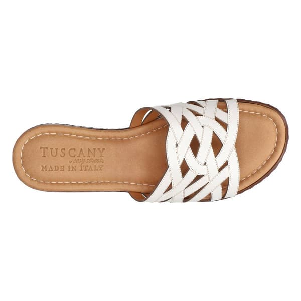 Womens Tuscany by Easy Street Edda Wedge Slide Sandals