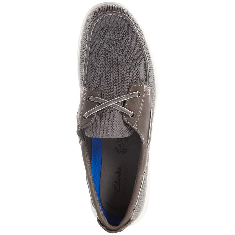 Mens Clarks® Flexway Tie Boat Shoes
