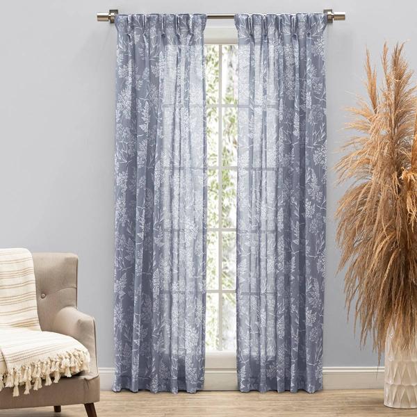 Ricardo® Wild Meadows Pinch Pleat 100in. Curtain Pair - image 