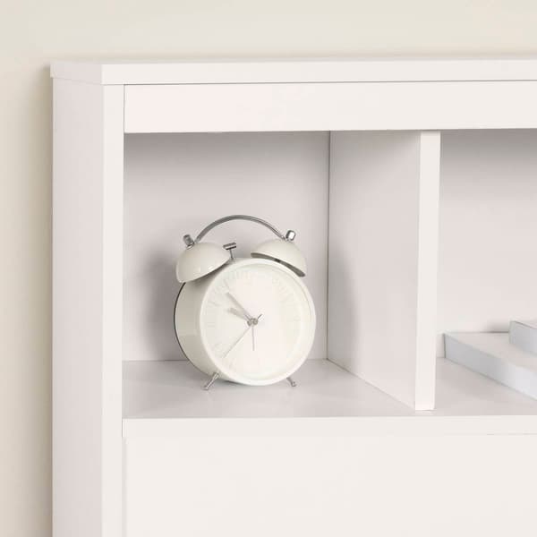 South Shore Fusion Pure White Full Bookcase Headboard
