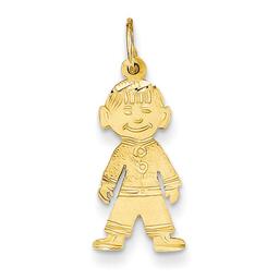 Gold Classics(tm) Quality Gold 14kt. Yellow Gold Boy Pendant