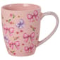 Home Essentials 20oz. Pink Soft Bows & Flower Mug - image 1