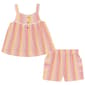 Girls &#40;4-6x&#41; Kids Headquarters&#174; 2pc. Stripe Tank Top & Shorts Set - image 2