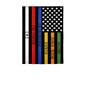 Evergreen Responders Thin Line Garden Suede Flag - image 2