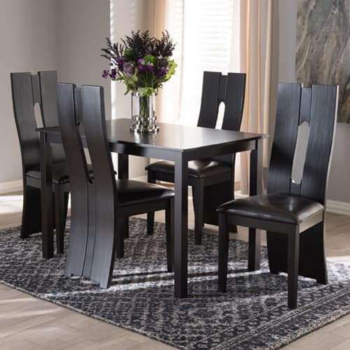 Baxton Studio Alani 5pc. Dining Set - image 