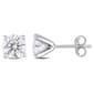 Sterling Silver 2ctw. Dew Moissanite Stud Earrings - image 1