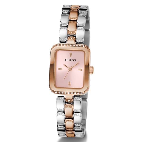 Womens Guess Watches® Two-Tone Rose Gold Analog Watch - GW0865L5