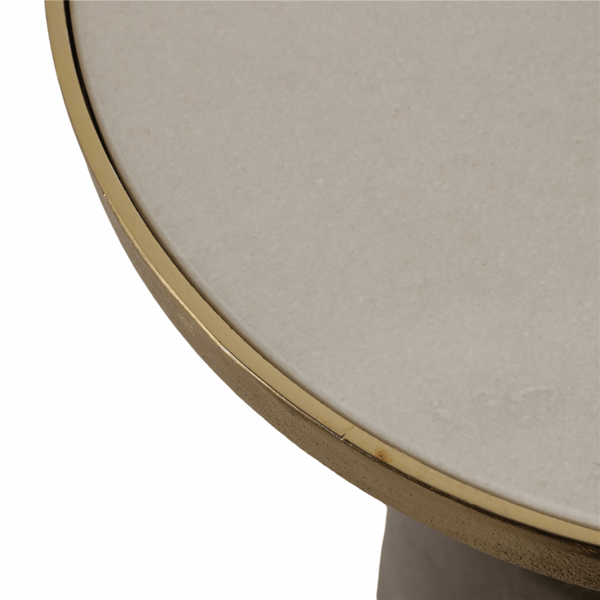 Sagebrook Home 20in. Marble top Accent Table