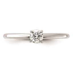Pure Fire 14kt. White Gold Lab Grown Diamond Solitaire Ring