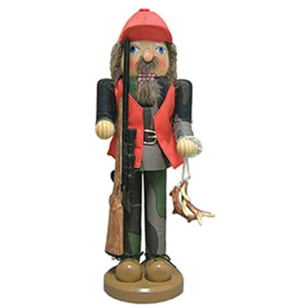 Santa's Workshop 14in. Deer Hunter Nutcracker - image 