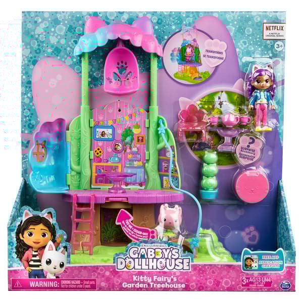 Spin Master Gabby&#39;s Dollhouse Garden Treehouse Playset
