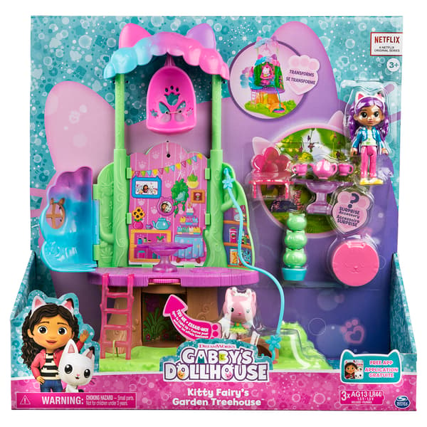 Spin Master Gabby's Dollhouse Garden Treehouse Playset - image 