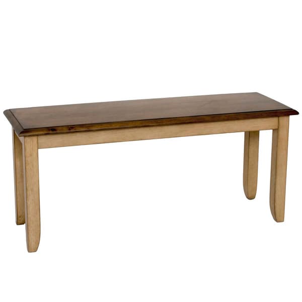 Besthom 29in. High Back Wood Bench - image 