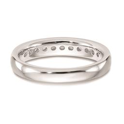 Pure Fire 14kt. White Gold Lab Grown 11-Stone Channel Band
