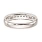 Pure Fire 14kt. White Gold Lab Grown 11-Stone Channel Band - image 4