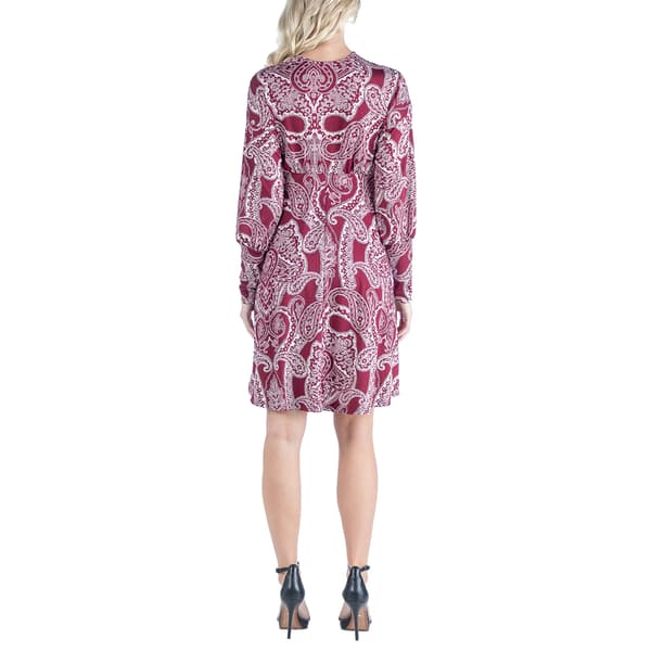 Womens 24/7 Comfort Apparel Dolman Sleeve Maternity Shift Dress