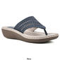 Womens Cliffs by White Mountain Compact Flip Flops - image 7