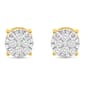 Nova Star® Gold Over Silver 2ctw. Lab Grown Diamond Earrings - image 2