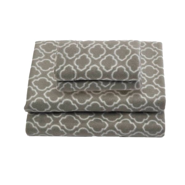 Ashley Cooper(tm) Geometric Fleece Sheet Set - image 