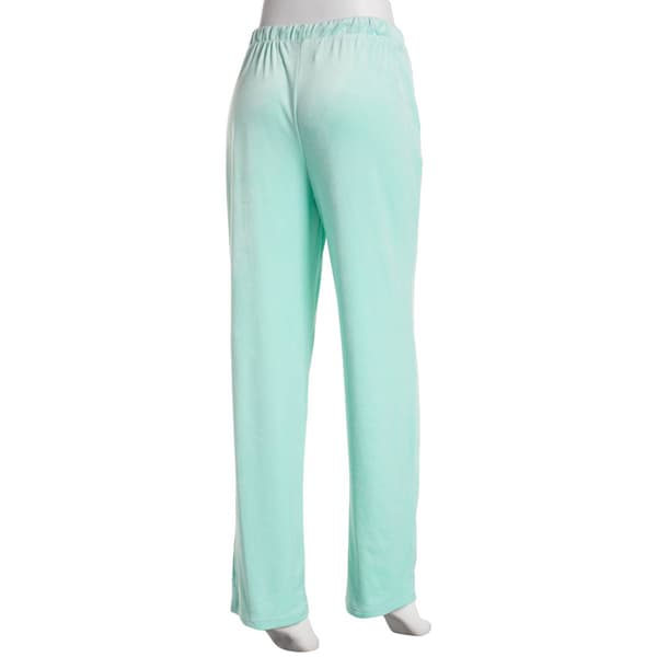 Womens Goodnight Kiss Silky Velour Pajama Pants
