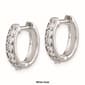 Pure Fire 14kt. Gold 1/4ctw. Lab Grown Diamond Hoop Earrings - image 3