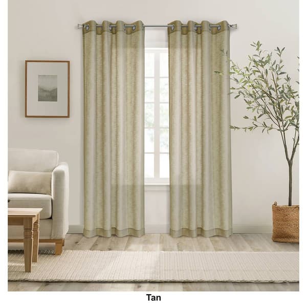 Boucle Grommet Curtain Panel