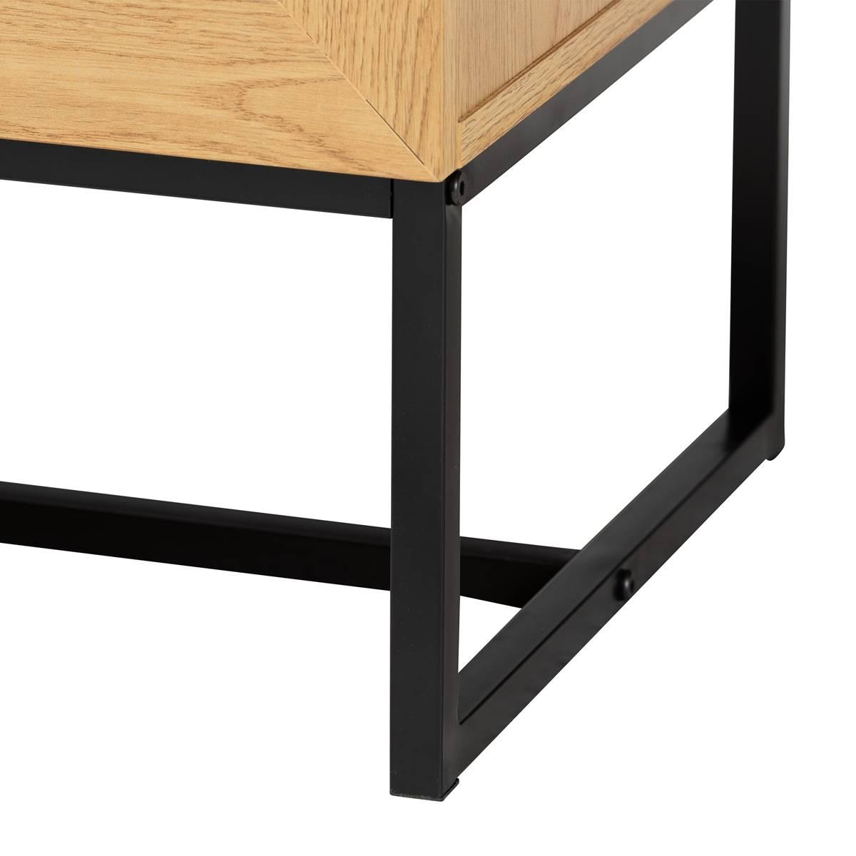 Baxton Studio Sawyer Oak Brown Wood 6-Drawer Storage Cabinet