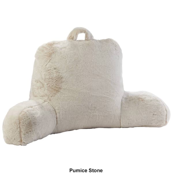 Tip Dye Faux Fur Bedrest Pillow