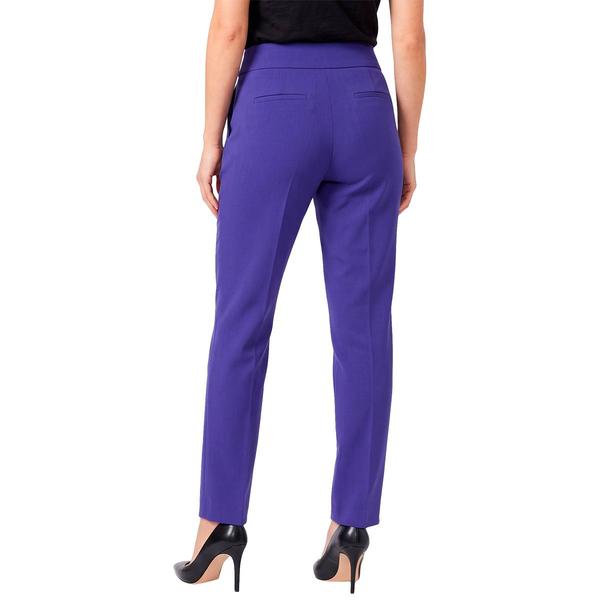 Womens Kasper Ava Solid Straight Leg Crepe Dress Pants