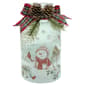 Transpac LED Glass Jar w/ Pinecone - image 1