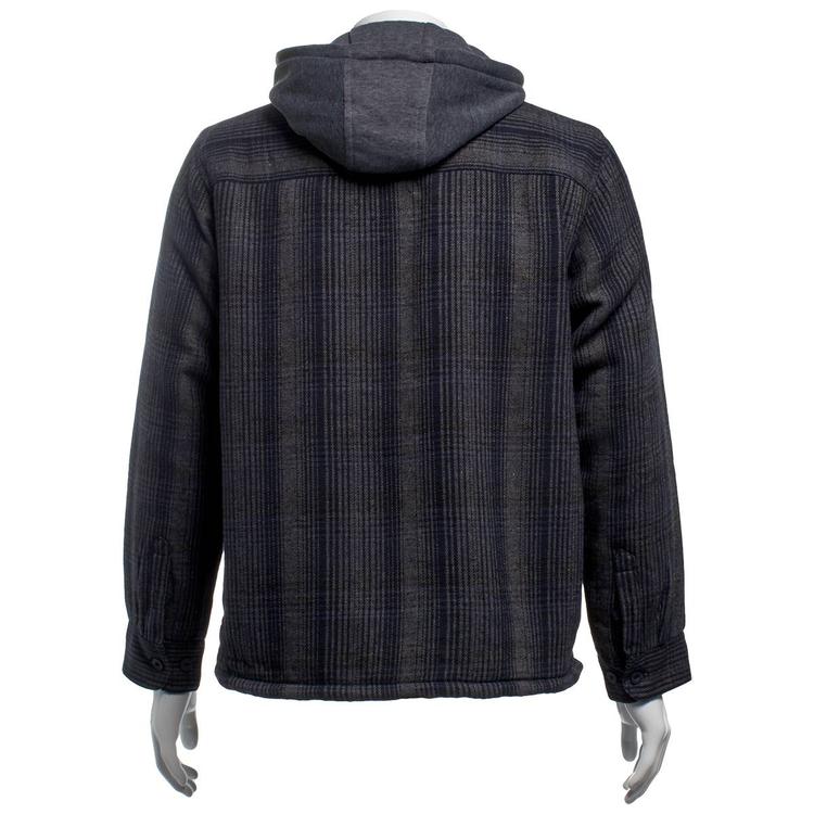 Mens Mountain Ridge Flannel Jacket & Chest Protector -  Blue/Grey