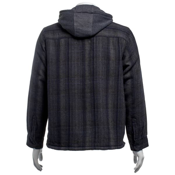 Mens Mountain Ridge Flannel Jacket & Chest Protector -  Blue/Grey