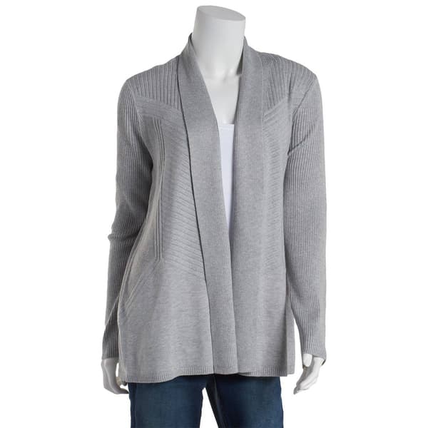 Womens 89th & Madison Long Sleeve Duster