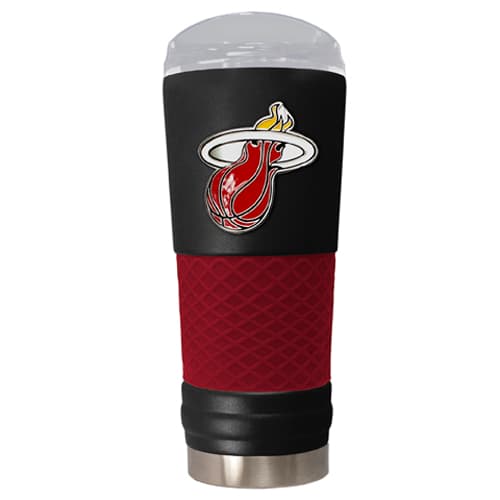 NBA Miami Heat DRAFT Powdered Coated Stainless Steel Tumbler