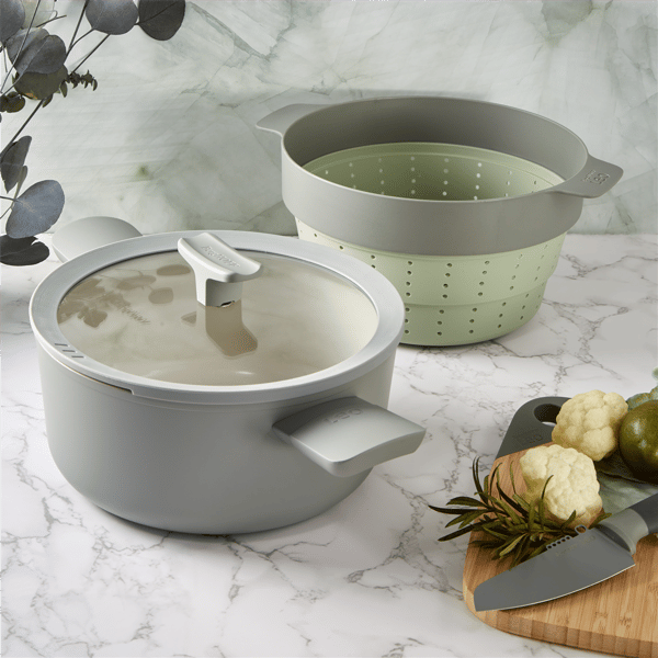 BergHOFF Balance 3pc. Nonstick Ceramic Steamer Set