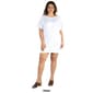 Plus Size 24/7 Comfort Apparel Short Sleeve Loose Fit Shift Dress - image 7