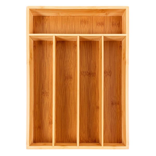 BergHOFF Bamboo 13.75in. 5-Slot Flatware Organizer