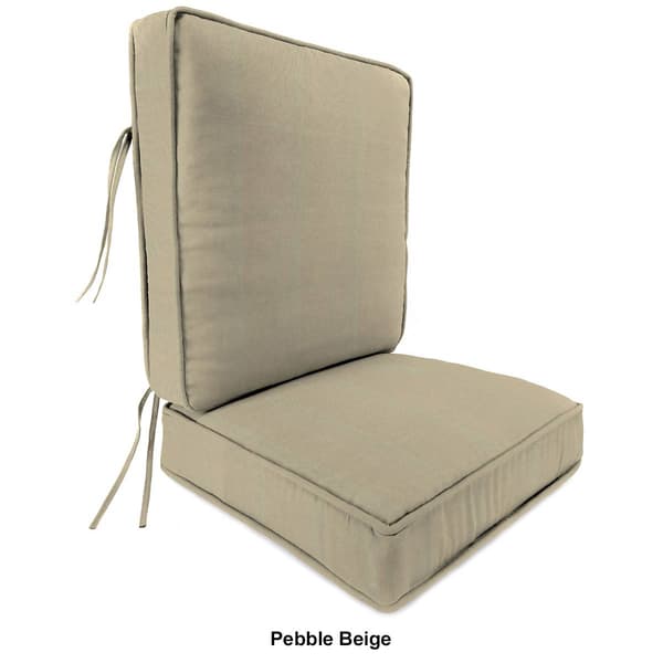 Jordan Manufacturing Solid Boxed Edge High Back Cushion