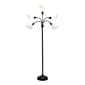 Simple Designs Multi Head Five Light Medusa Gooseneck Floor Lamp - image 8