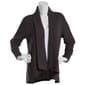 Plus Size North River Heather Yarn Open Cardigan Waffle Sweater - image 1