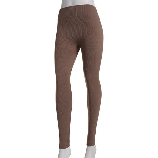 Womens Runway Ready Fleece Lined Textured Linear Link Leggings