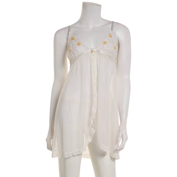 Womens Daisy Fuentes Lace Babydoll - image 