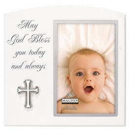 Malden God Bless Frame & Cross Attachment - 4x6