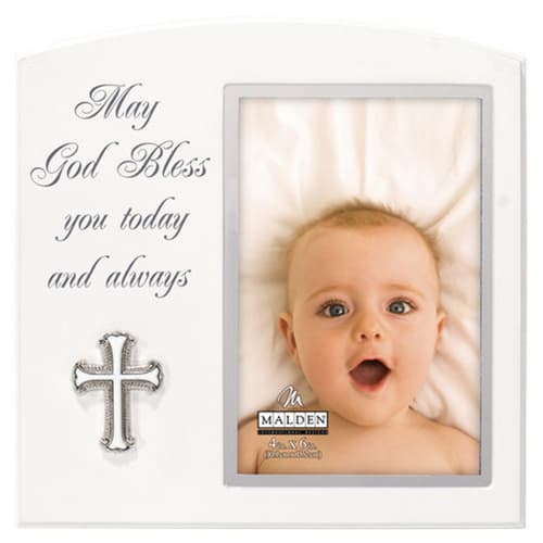 Malden God Bless Frame & Cross Attachment - 4x6 - image 