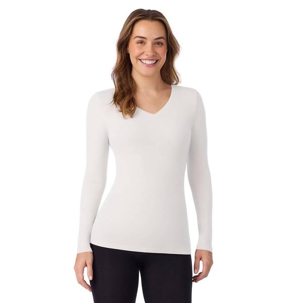 Womens Cuddl Duds® Softwear Stretch V-Neck Tee