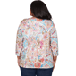 Plus Size Alfred Dunner Classics 3/4 Sleeve Paisley Floral Blouse - image 2